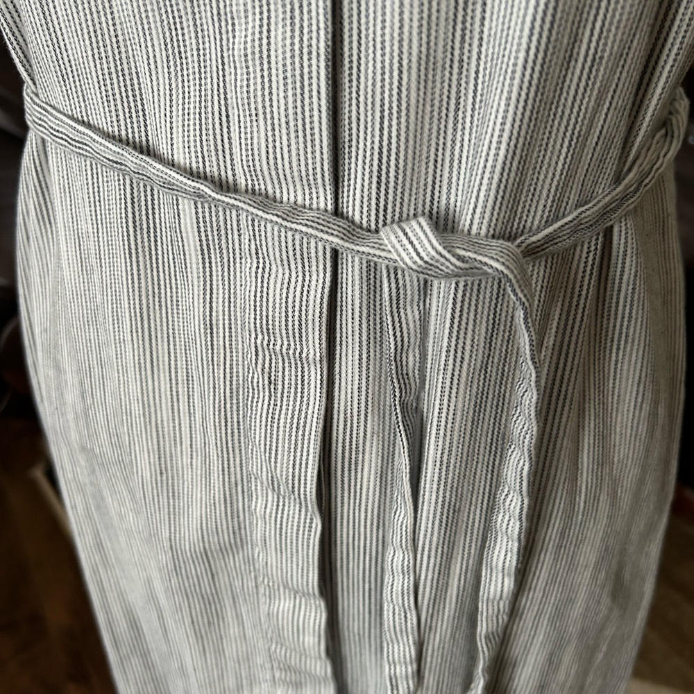 Striped Belted Dress
